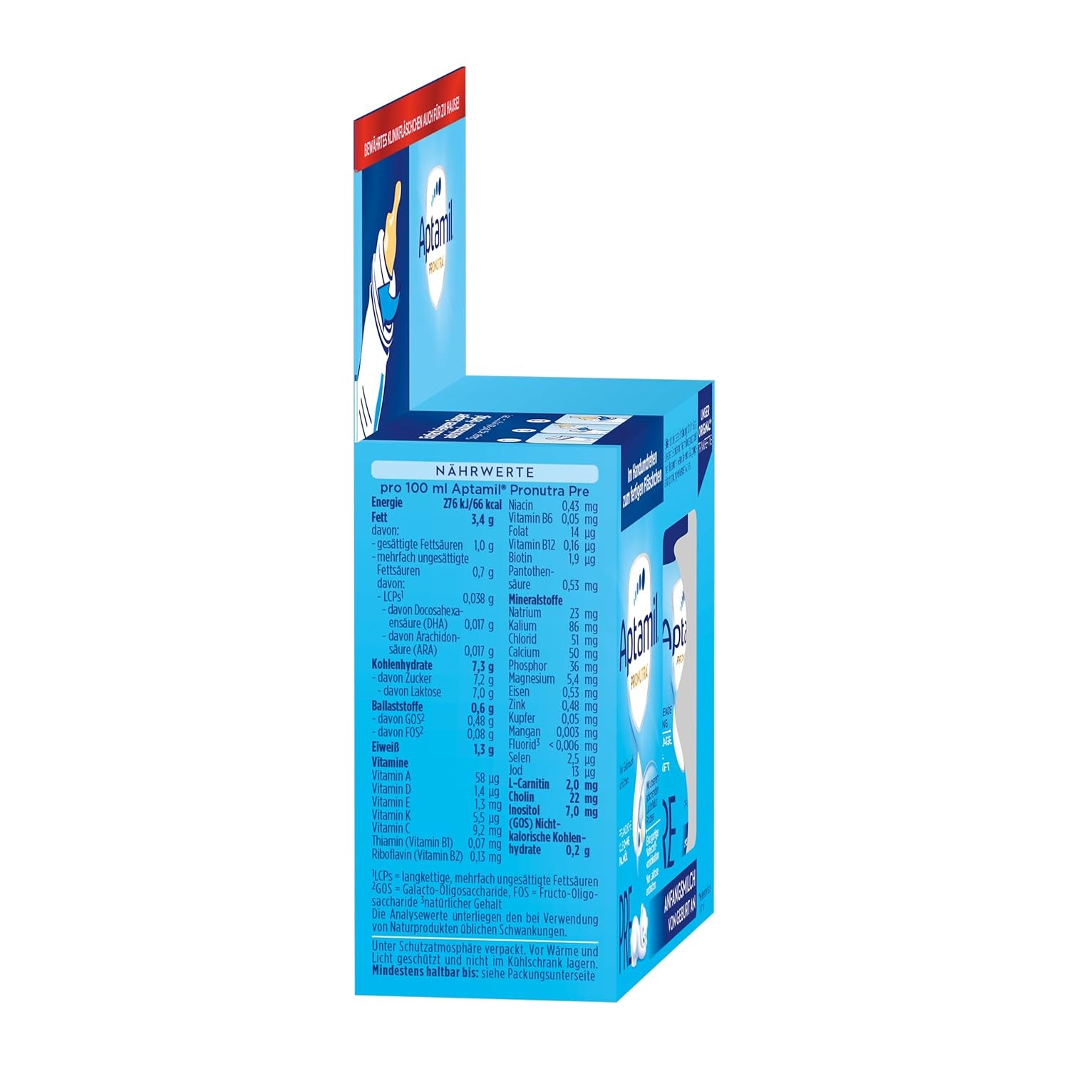 Aptamil Pronutra-ADVANCE PRE, trinkfertig, 4x2x90ml (Packung mit 4)