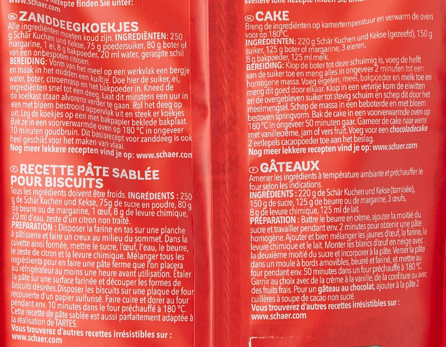 Mix C - Kuchen & Kekse Backmischung Glutenfrei 1Kg, 10Er Pack Amestec pentru copt si gatit Naty Shop