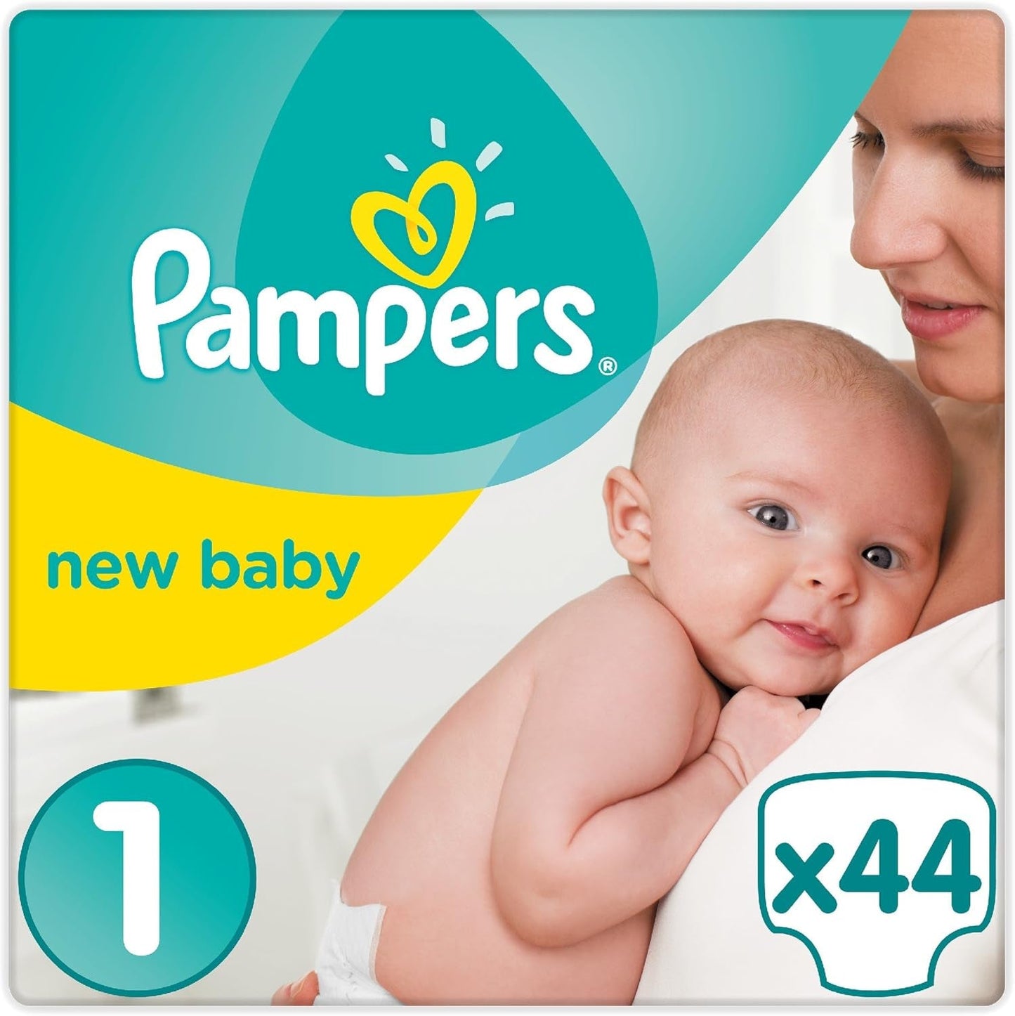 Pampers New Baby mărimea 1 Nou-născut 2-5 kg Pachet de transport, pachet de 4 (4 x 23 bucăți)