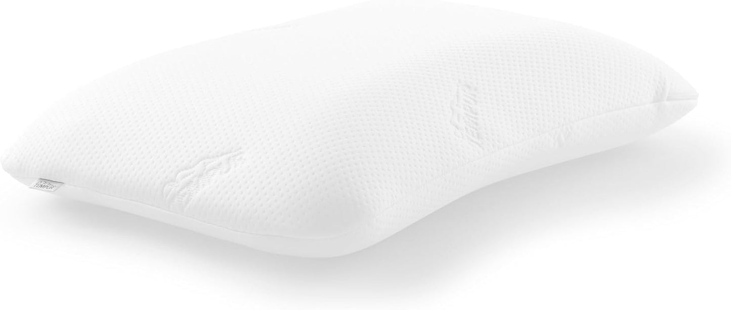 Pernă de dormit TEMPUR Symphony din spumă cu memorie, pernă ergonomică cu suport pentru gât pentru cei care dorm pe spate și pe o parte, senzație fermă, mărimea S (63 x 43 x 11 cm)