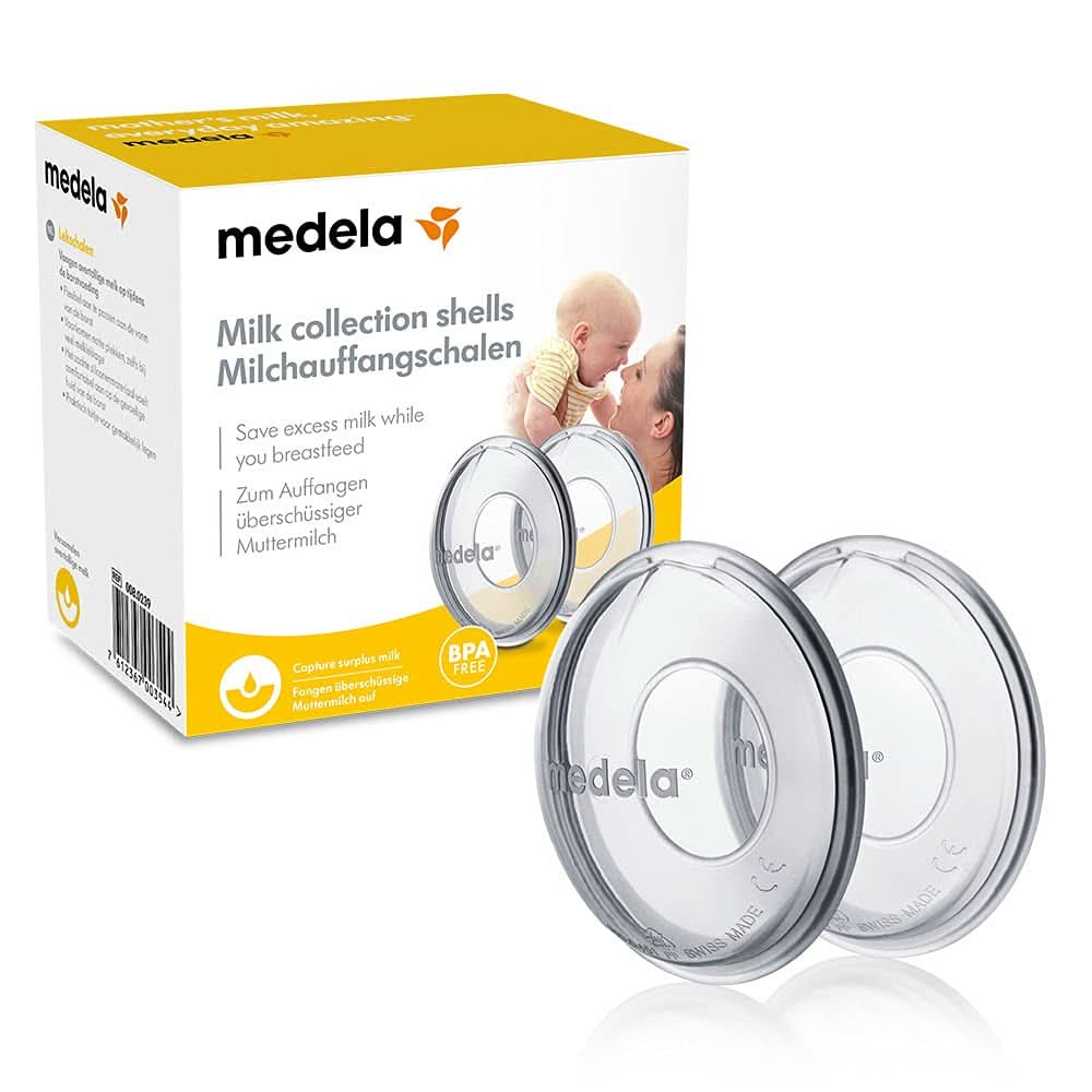 Medela Milchauffangschalen – Bpa-Frei, Aus Weichem, Flexiblem Silikon – 2Er-Set Accesorii Hrana si Alaptare Bebe Naty Shop 2 Milchauffangschalen
