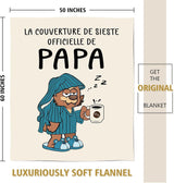 Pătură de flanel Juratar pentru tata - cadou pentru ziua de naștere, ziua tatălui și Crăciun - 152 X 130 cm Paturi si Cuverturi Besuche den Juratar-Store