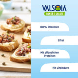 Maioneză pe bază de plante din soia, fără ouă, ideală pentru vegani și vegetarieni, versatilă în bucătărie, 4 x 150 ml