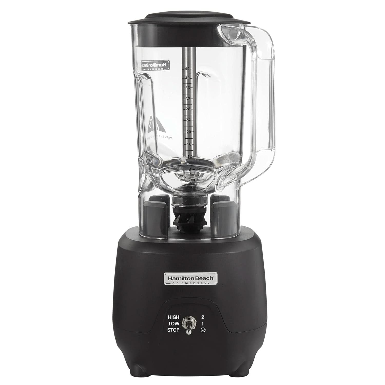 Hamilton Beach Commercial® 908®R Bar Blender, HBB908R-CE, 1 HP, 1.3 L Polycarbonate Container, 2 Speeds, 220-240V, Black Bucatarie Naty Shop