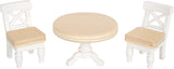 Casă de păpuși Small Foot Vilă de oraș din lemn, cu 3 etaje, față deschisă și 12 mobilier, pentru copii de la 3 ani, 11802, alb gri Casute de papusi Naty Shop