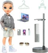 Păpușa Rainbow High Fashion – Aidan Russell – Păpușa Purple Boy – Ținută la modă și peste 10 accesorii de joacă colorate – Pentru colecționari și copii cu vârste cuprinse între 4 și 12 ani