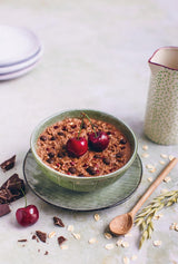Veganes Porridge Oat Cherry Choc, Oatmal Mit Zartbitter-Schokolade & Kirschen, Einfache Zubereitung, Im Praktischen Portionsbeutel, 1 X 60 G (Packung Mit 3) Cereale Naty Shop