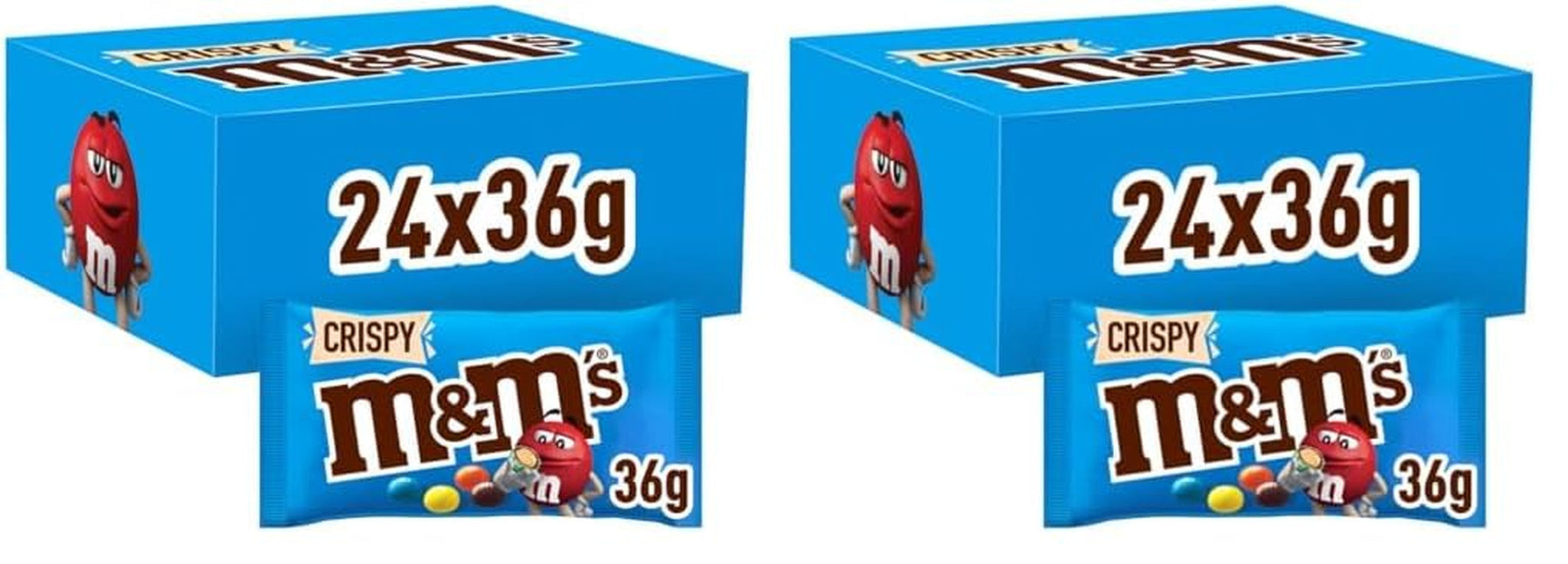 M&M's Peanut, pachet vrac de ciocolată, 24 x 45g, linte cu ciocolată și aromă de arahide, cadou de ciocolată (1080g), ideal ca delicatesă cu tematică de fotbal american