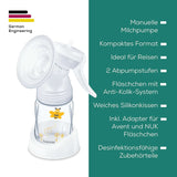 Beurer babycare, Pompă de sân manuală, Inclusiv biberon cu sistem anti-colic Accesorii Hrana si Alaptare Bebe Naty Shop