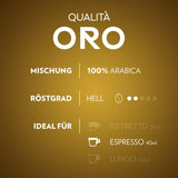 Lavazza Qualità Oro, Arabica-Bohnen mit fruchtig-floralem Geschmack, 10 Kapseln, Nespresso kompatibel