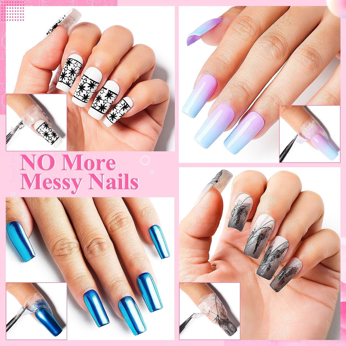 AIMEILI Latex Peel off Tape Nagellack Korrektor Hautschutz Fingerschutz Für Nail Art Palisade Geruchlos Weiß 15Ml