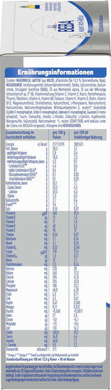 BEBA expert Anti-Reflux - AR Formulă specială de la naștere, pentru eructații și vomă crescute, hrană pentru bebeluși, lapte praf pentru bebeluși, 1 pachet (1 x 500g)