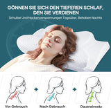 Pernă pentru gât Pernă pentru cap Pernă ortopedică Pernă din spumă de memorie Pernă ergonomică pentru cap Pernă pentru susținerea gâtului Pernă anti-impact lateral Pentru cei care dorm lateral, pe spate și abdominal Alb Perne ortopedice cervicale Naty Shop