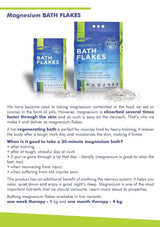 MRS fulgi de clorură de magneziu 100% naturali - săruri de baie ideale pentru o baie de picioare, baie completă și împotriva deficienței de magneziu - 4 Kg Duș și baie Naty Shop