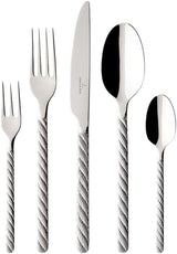 Villeroy And Boch - Set de tacâmuri Montauk, diverse marimi, oțel inoxidabil Bucatarie Naty Shop 30 bucati