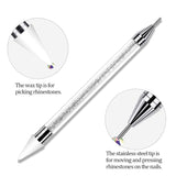 ANGNYA 4000 Stück Strasssteine Nägel Nail Art Strasssteine Dekorationen Nagelsteine Für Nail Art Zubehör Und Klare Kristall Strasssteine Handwerk Mit Pick up Pinzette Und Strass Picker Dotting Pen…