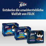 Felix So gut wie es aussieht Katzenfutter nass in Gelee, Sorten-Mix, 6er Pack (6 x 12 Beutel à 85g)