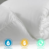 BOHEME | Plapumă/ Umplutură pentru pat 120 cm, plapumă 300 G/M², umplutură hipoalergenică din fibre respirabile antiacarieni, umplutură extra moale și antibacteriană, dimensiuni 200 X 200 cm Plapumi si pilote Naty Shop