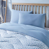 Night Lark Coverless Duvet Super King 6 Tog Spring Summer - Abstract Waves. Cuvertură super moale, confortabilă și ușoară. Se spală la mașină și se usucă rapid, toate într-un set de fețe de pernă reversibile Plapumi si pilote Naty Shop