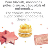 ScrapCooking, Set 3 coloranti alimentari, Auriu, Roz-Auriu si Ruby, nuante metalice, 3 x 5 grame Naty Shop