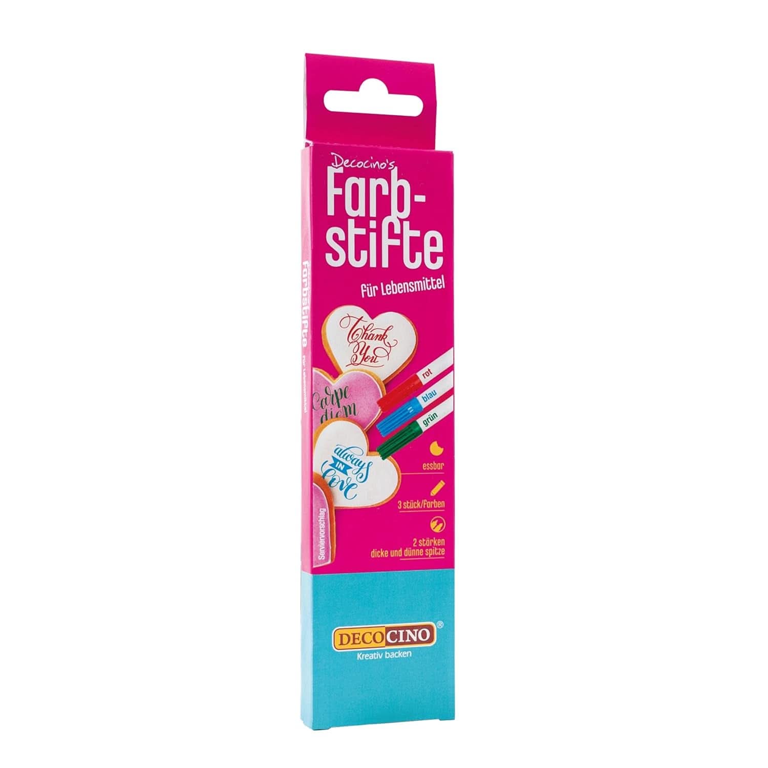 DECOCINO Set 3 carioci alimentare, fara gluten si fara lactoza Naty Shop
