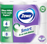 Zewa Smart hârtie igienică fără manșon, pachet vrac cu 36 de role (9 X 4 X 300 foi)