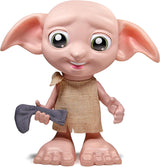 Wizarding World Harry Potter - Păpușa interactivă Dobby House Elf cu peste 30 de sunete, propoziții și mișcări, germană-italiană, jucărie pentru copii de la 6 ani, Fan Article Papusi Naty Shop