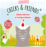 MjAMjAM – Hrană umedă premium pentru pisici - pui delicat cu căpșuni fructate 400g, pachet de 6 (6 x 400g), naturală cu carne suplimentară