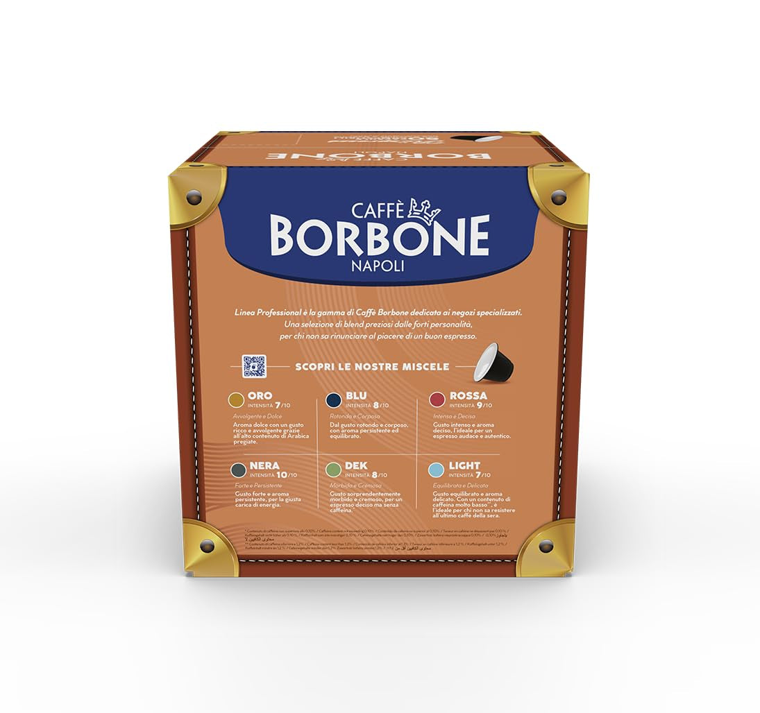 Caffè Borbone Respresso, Rote Kaffeemischung - 50 Kapseln - Kompatibel mit Nespresso®* Haushalts-Espressomaschinen