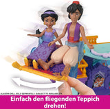 Mattel Disney Princess Toy, Jasmin's Stacking Castle Dollhouse Playset With Little Doll, 2 Friends And 7 Pieces, Inspired By The Disney Movie, Travel Toys And Gifts For Kids, HLW93 Papusi Naty Shop