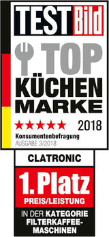 Espressor Clatronic | Cană de călătorie 400 ml | Compatibilă cu toate suporturile de pahare standard (de exemplu, pentru mașină) | Espressor cu filtru | Filtru permanent din nailon | Cană din oțel inoxidabil cu capac pentru aromă | KA 3733