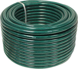 Furtun de grădină Faithfull 50 m (164 ft) ranforsat, diametru 12,7 mm (1/2 inch) – țeavă rezistentă din PVC, verde