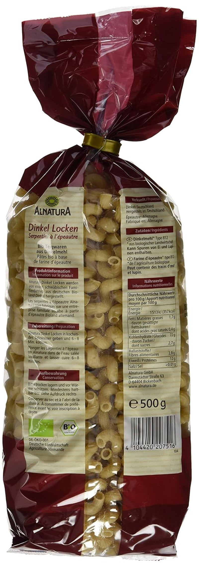 Bucle de speltă organice, 500g
