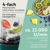 Gourmetmaxx Mr Magic Blender, Smoothie Maker cu pachet de accesorii Xxl Naty Shop