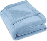 Celinatex pătură pufoasă 150 X 200 Cm albastru deschis pătură canapea cald pătură moale microfibră Fleece Oeko-Tex Montreal Paturi si Cuverturi Besuche den CelinaTex-Store Albastru deschis 150 X 200 Cm