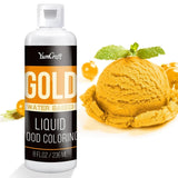 Colorant alimentar - Colorant alimentar lichid foarte concentrat pentru prăjituri, copt, ouă de Paște, băuturi - Colorant alimentar fără zahăr pentru fondant, glazură, slime, decorarea torturilor (Red Velvet, 236ml)