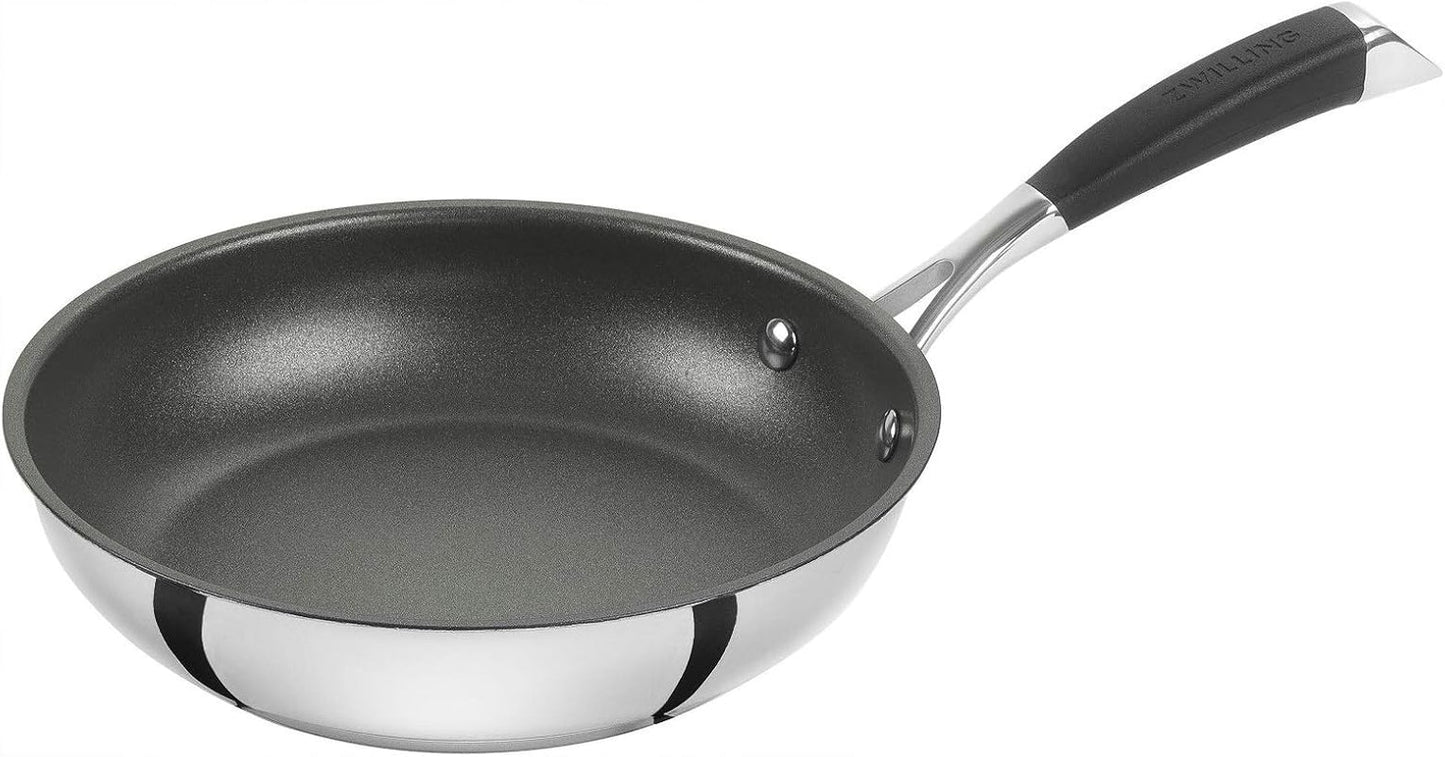 Tigăi ZWILLING CORNELIA POLETTO, cu strat antiaderent în 4 straturi cu particule de diamant, oțel inoxidabil 18/10, pentru toate tipurile de plită, inclusiv inducție Oale si Tigai Naty Shop 28Cm