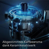 Espressor automat Siemens EQ700 classic TP715D01, control prin aplicație, preparare la rece, afișaj tactil intuitiv, până la 10 creații individuale de cafea ca favorite, curățare automată cu abur, 1500 W, gri-argintiu