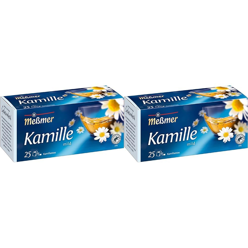 Meßmer Amestec de urzică | 25 | Pliculețe de ceai | Vegan | Fără gluten | Fără lactoză