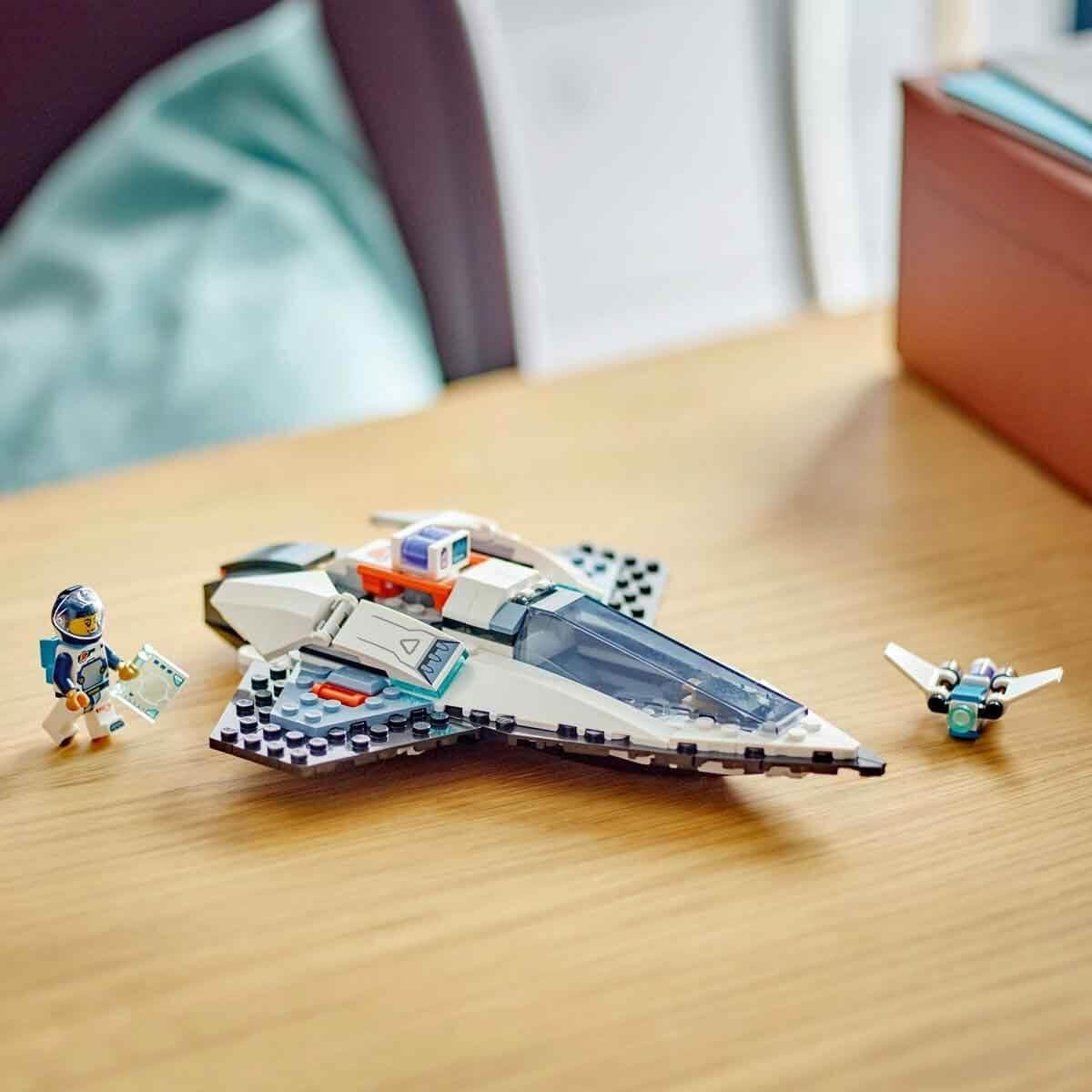 Nava spațială LEGO City, jucărie spațială cu navetă spațială pentru copii de construit, băieți și fete de la 6 ani, set cu figurină astronaut 60430 Seturi de constructie Besuche den LEGO-Store