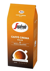 Segafredo Zanetti Caffè Crema Dolce - Boabe întregi (pachet de 1 kg) - Potrivit pentru Caffè Crema - Boabe de cafea prăjite ușor spre mediu, cu gust blând și echilibrat (pachet de 2)