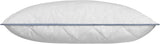 Pernă Irisette Body Contour 80X80 Cm cu husă detașabilă din microfibră moale, lavabilă până la 60°C, alb/albastru, certificată Oeko-Tex, produsă conform standardului de calitate german Perne standard Naty Shop