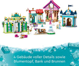 LEGO Disney Princess: Disney Princess Adventure Market, casă de jucărie cu 4 păpuși, inclusiv Cenușăreasa și Ariel, Playset cu harta comorii, cadou pentru fete și băieți de la 6 ani 43246 Seturi de constructie Besuche den LEGO-Store