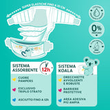 Pampers Baby Dry Maxi Mărimea 4 (7-18 kg), 200 de scutece + 500 de puncte de îmbrățișare suplimentare gratuite