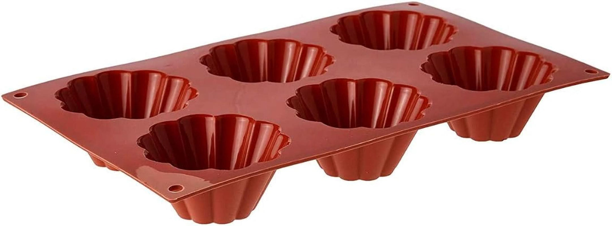 Forma de Copt Silikomart, 20.035.00.0060 SF 035 , "SF 035 Briochette Cannellata" Bucatarie Naty Shop Adânc