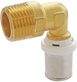 SOMATHERM PENTRU TINE - / 5711-16-15 - Țeavă de presare cu cot Ø16 multistrat - M15 / 21 (1/2 '') Conectarea unei țevi multistrat cu diametrul Ø16
