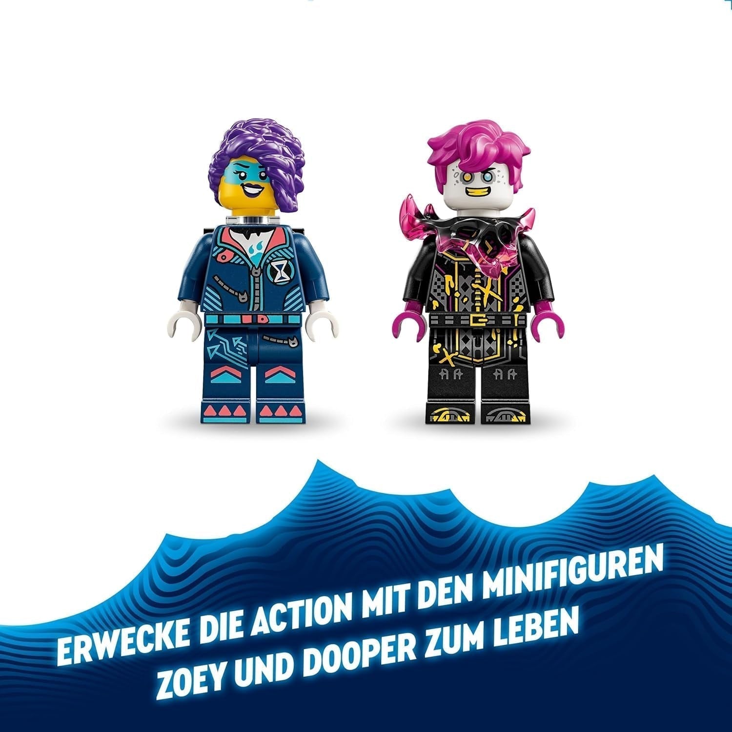 Motocicleta pisicii lui Zoey LEGO Dreamzzz 2 în 1, cadou pentru copii cu vârsta peste 7 ani, figurină de animale de reconstruit, motocicletă de jucărie, set de joacă fantezie pentru băieți și fete 71479 Seturi de constructie Besuche den LEGO-Store