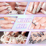 Sularpek 6 Stück Nagel Pinsel, Nail Art Pinsel, Pinsel Nageldesign, Nagel Pinsel Set, Nail Art Dotting Tools Mit 1 Sponge Brush Applikator, Nageldesign Zubehör Für DIY Nail Art Design