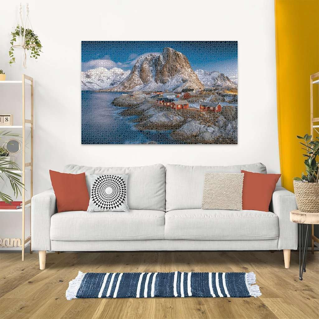 Ravensburger Puzzle 17081 - Hamnoy, Lofoten - Puzzle de 3000 de piese pentru adulți și copii de la 14 ani, puzzle cu motiv de peisaj din Norvegia Puzzle Naty Shop