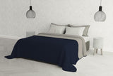 Lenjerie de pat italiană Estivo pat simplu, lenjerie, Aqua, 170 X 270 Cm Plapumi si pilote Naty Shop Grigio Chiaro/Blu Scuro 260 X 270 Cm